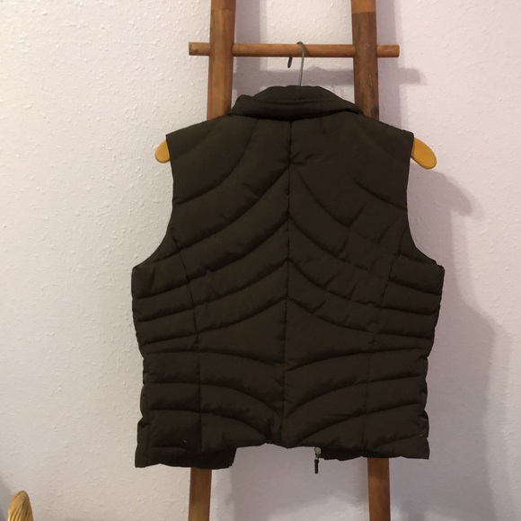 Brown Puffer Vest - Picture 3 of 5
